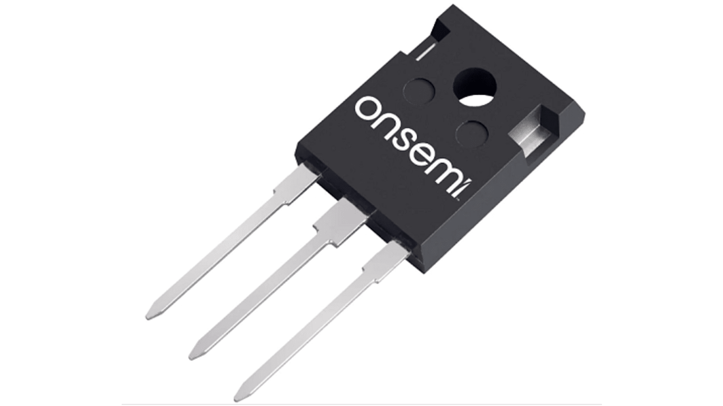 MOSFET onsemi, canale N, 47 A, TO-247, Su foro