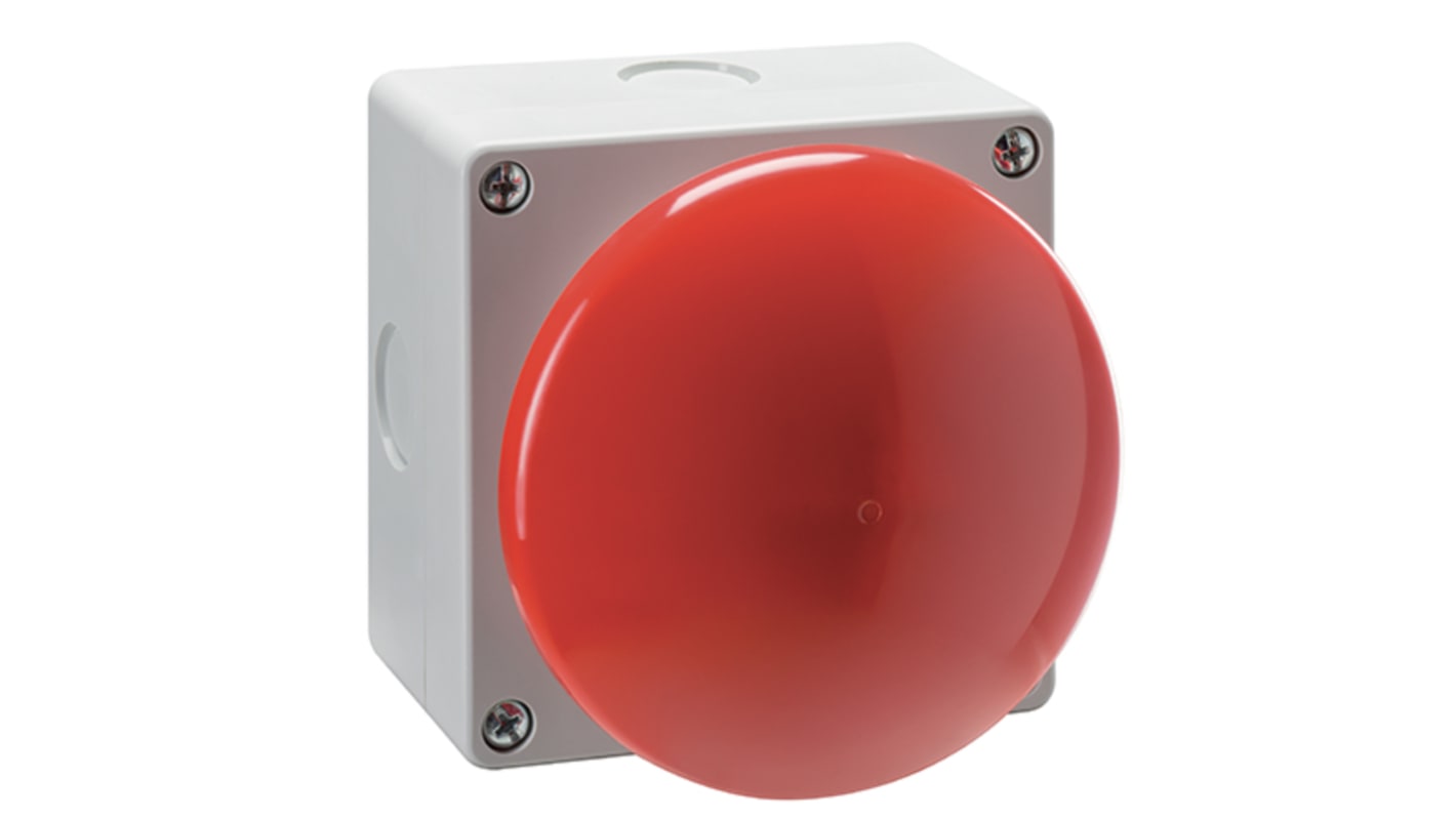 Unidad completa de botón pulsador Lovato LP9, color de botón Gris, 1 NA + 1 NC