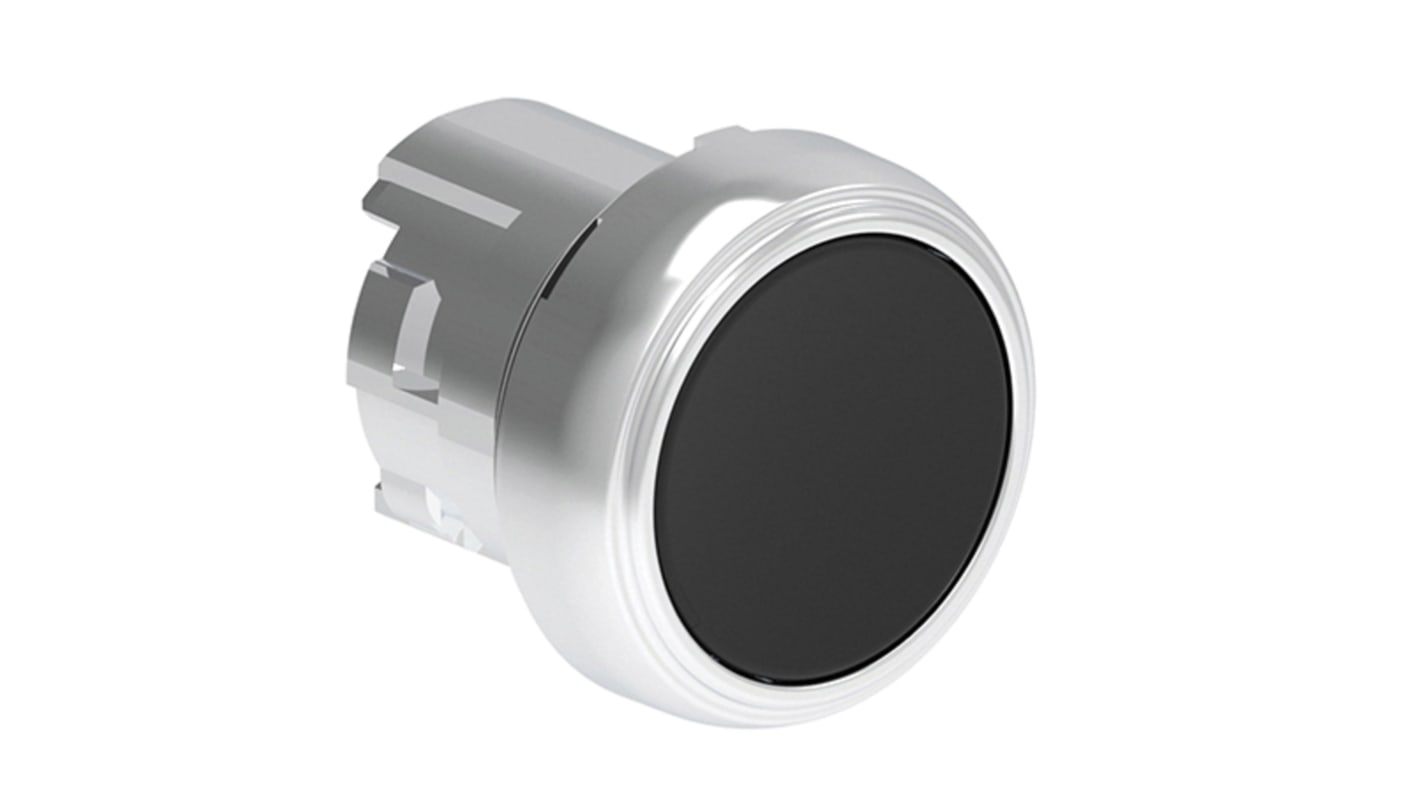 Bouton-poussoir Lovato, LPSB10 Noir, Ø découpe 22mm, Retour par ressort