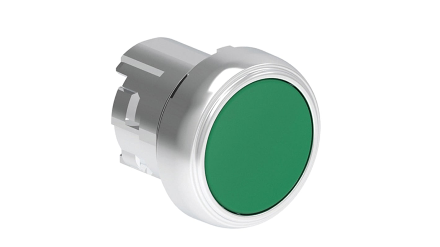 Bouton-poussoir Lovato, LPSB10 Vert, Ø découpe 29.5mm, Momentané