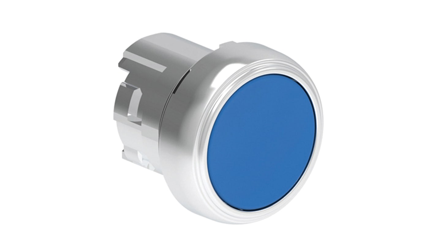 Bouton-poussoir Lovato, LPSB10 Bleu, Ø découpe 22mm, Momentané