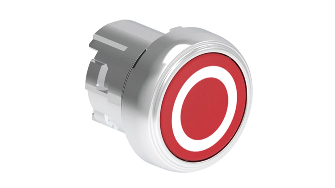 Lovato LPSB11 Series Red Momentary Push Button, 22mm Cutout