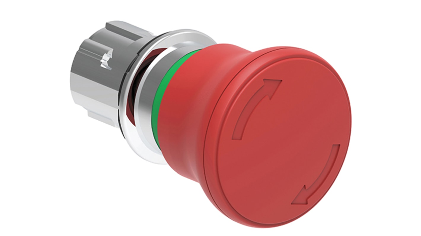 Lovato LPSB664 Series Turn to Release Emergency Stop Push Button, 22mm Cutout