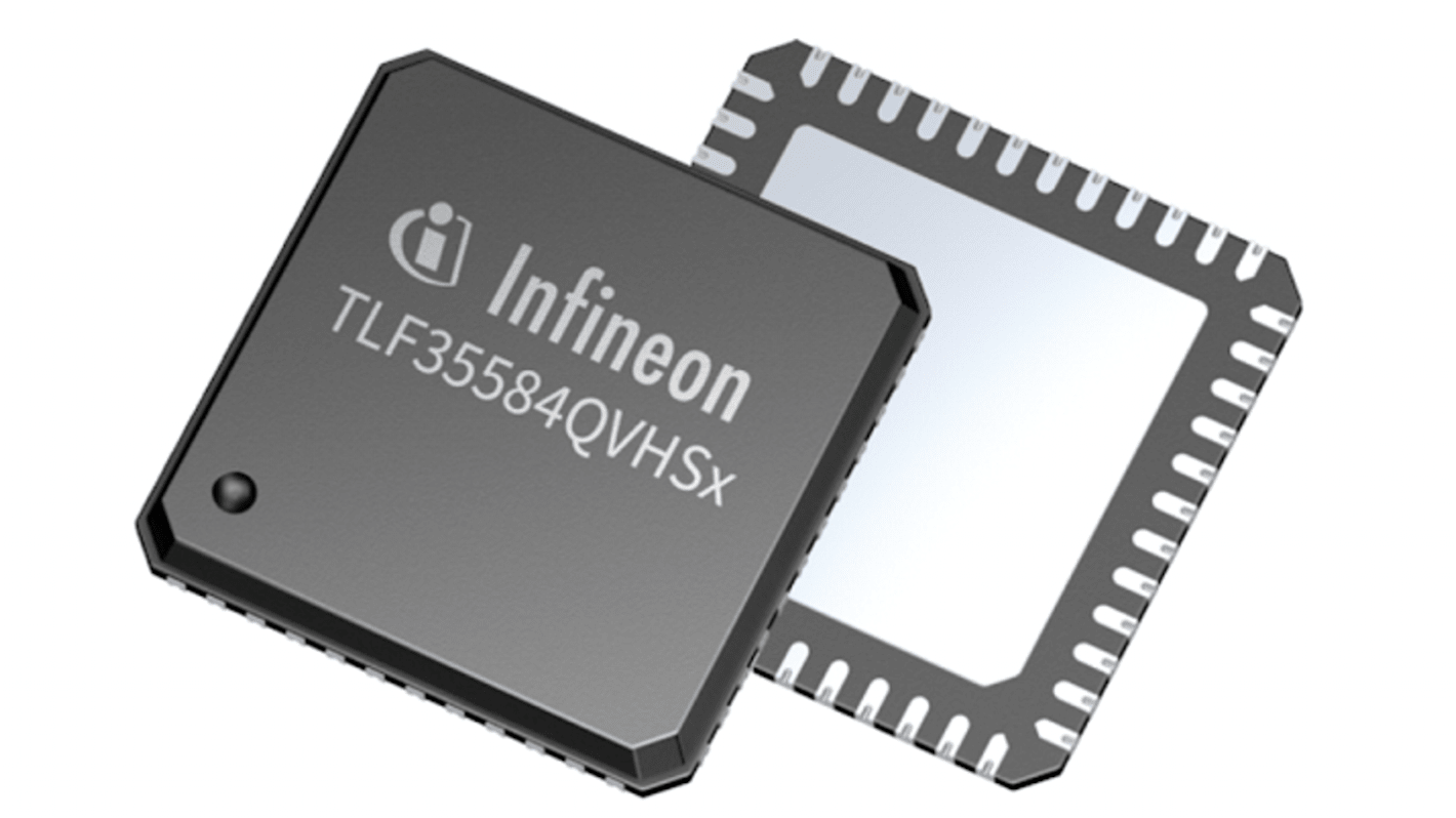 Infineon TLF35584QVHS2XUMA1, Battery Charge Controller IC, 40 V 48-Pin, PG-VQFN