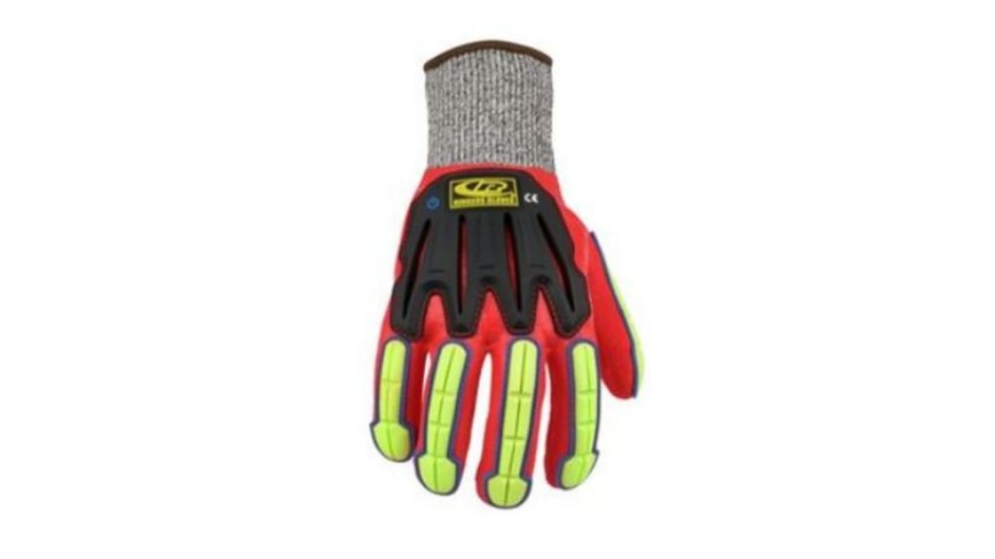 Ansell Red HPPE Abrasion Resistant, Cut Resistant Cut Resistant Gloves, Size 10, Nitrile Coating