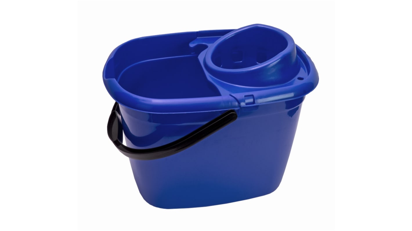 12L Polypropylene Blue Mop Bucket With Handle