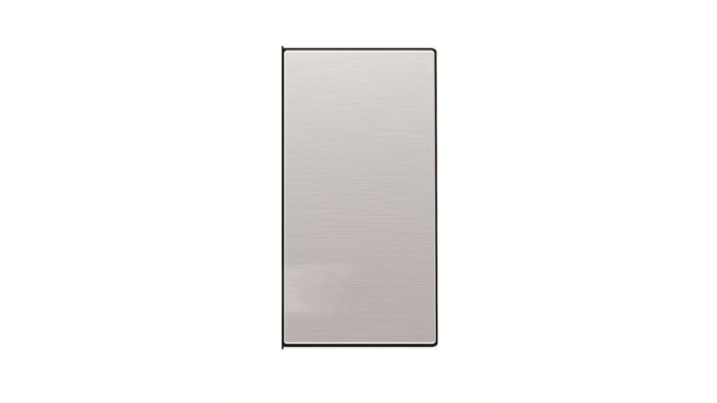 ABB Silver Rocker Light Switch, 1 Gang, 2CLA