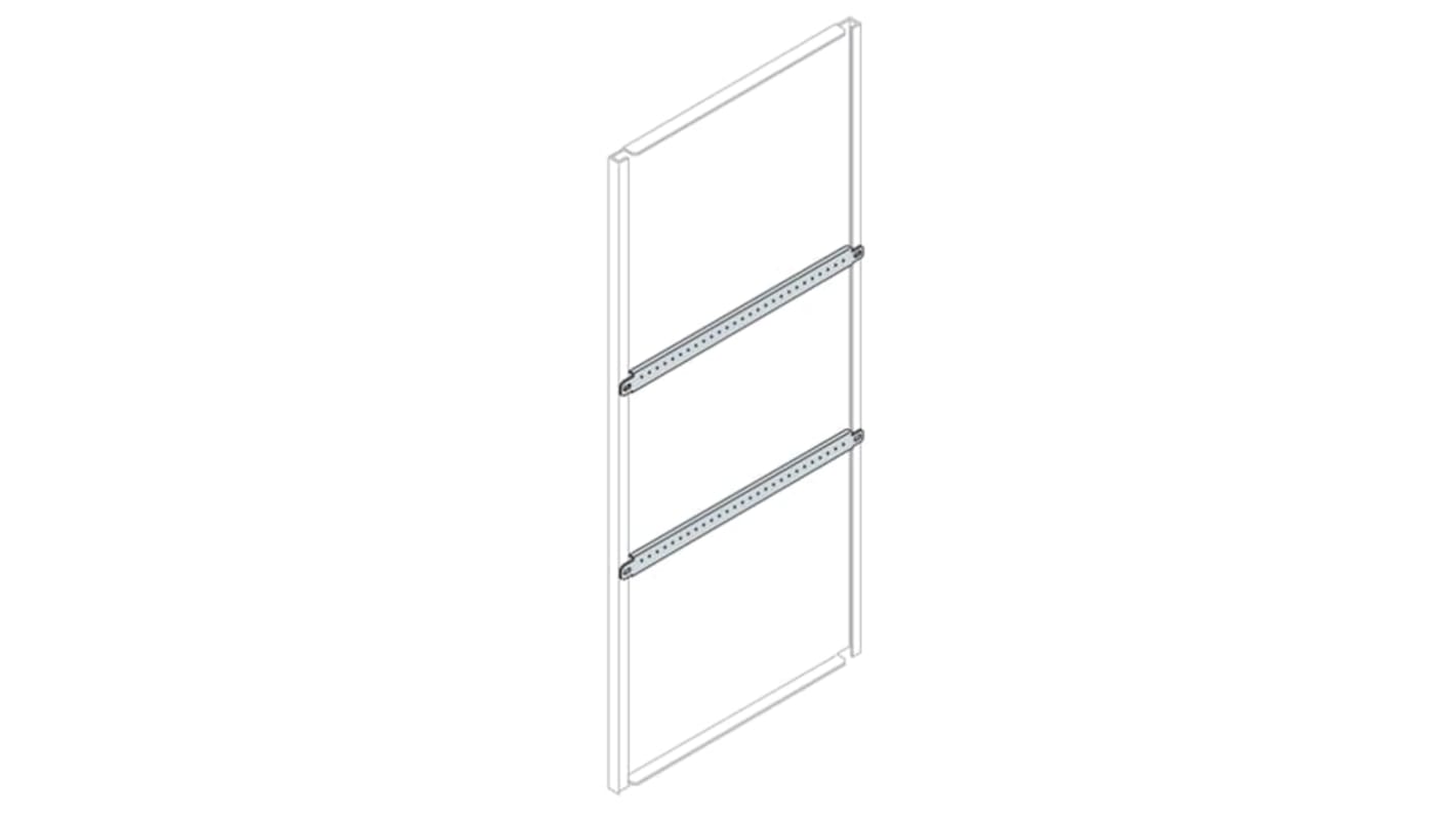 ABB IS2 Series Galvanised Steel Horizontal Profile, 40mm W, 990mm L For Use With IS2 Enclosures for Automation