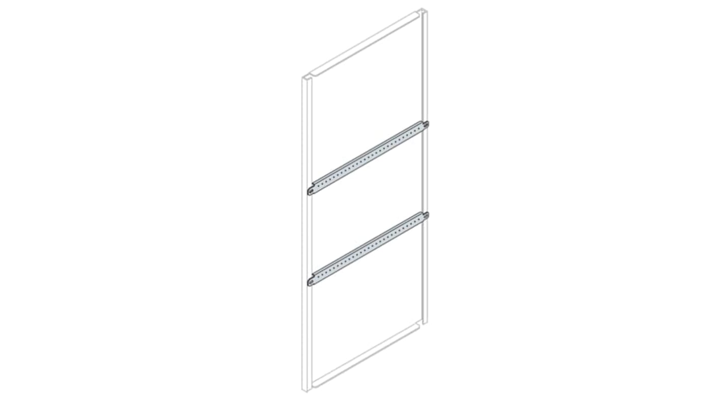 ABB IS2 Series Galvanised Steel Horizontal Profile, 40mm W, 1m L For Use With IS2 Enclosures for Automation