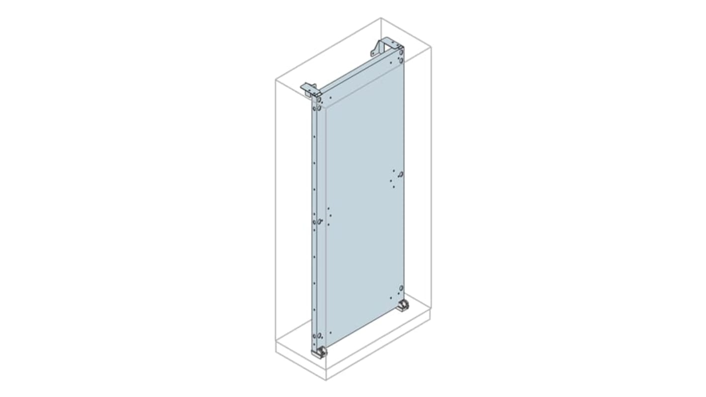 ABB Galvanised Steel Mounting Plate, 600mm W, 1.4m L for Use with IS2 Enclosures