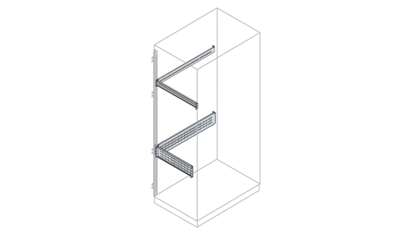 Pieza Transversal de Sujeción de Placa ABB serie IS2 de Acero, para usar con Cajas is2 para automatización