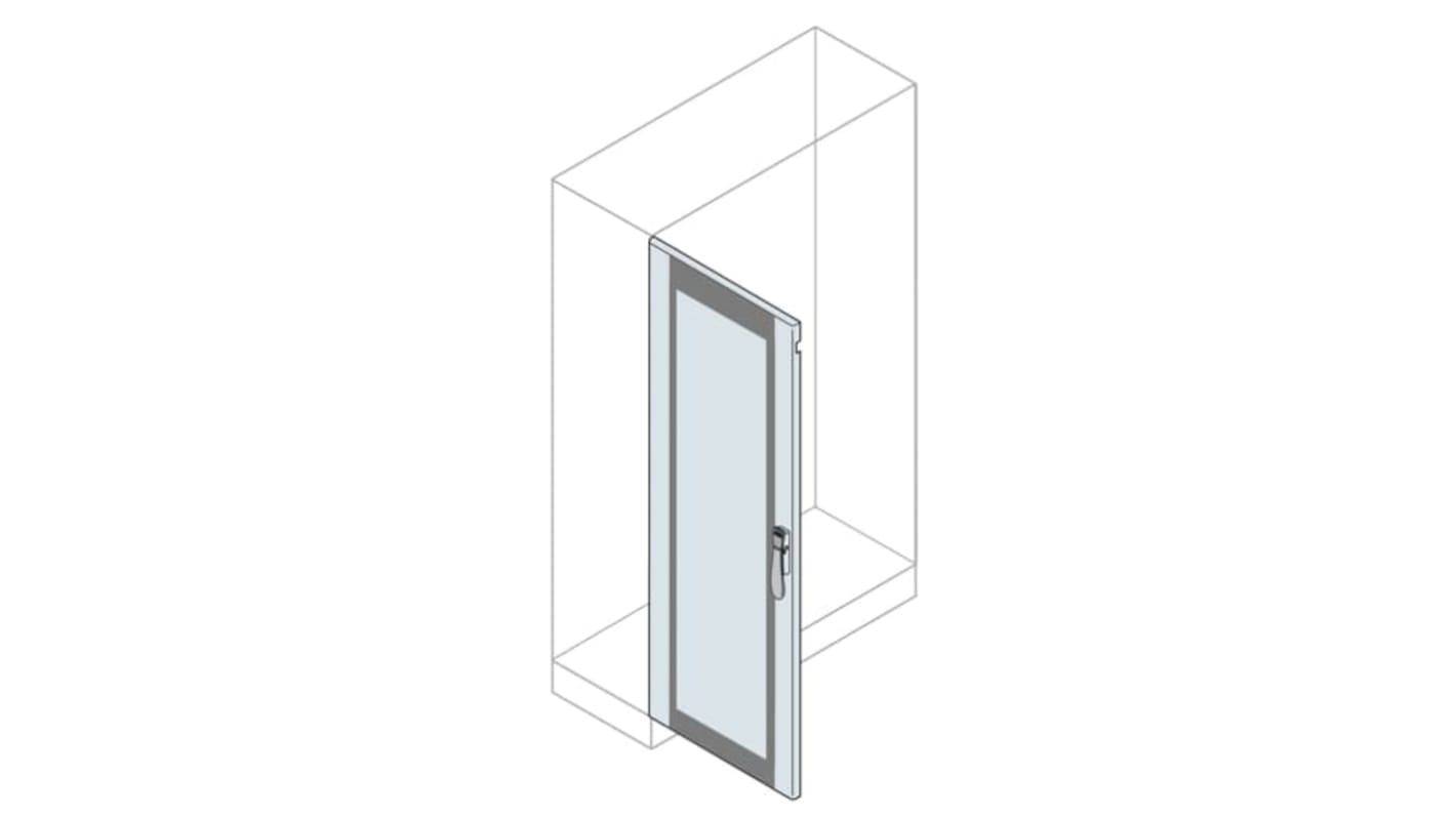 ABB AM2 Series Steel RAL 7035 Glazed Double Door, 600mm W, 2m L for Use with IS2 Enclosures