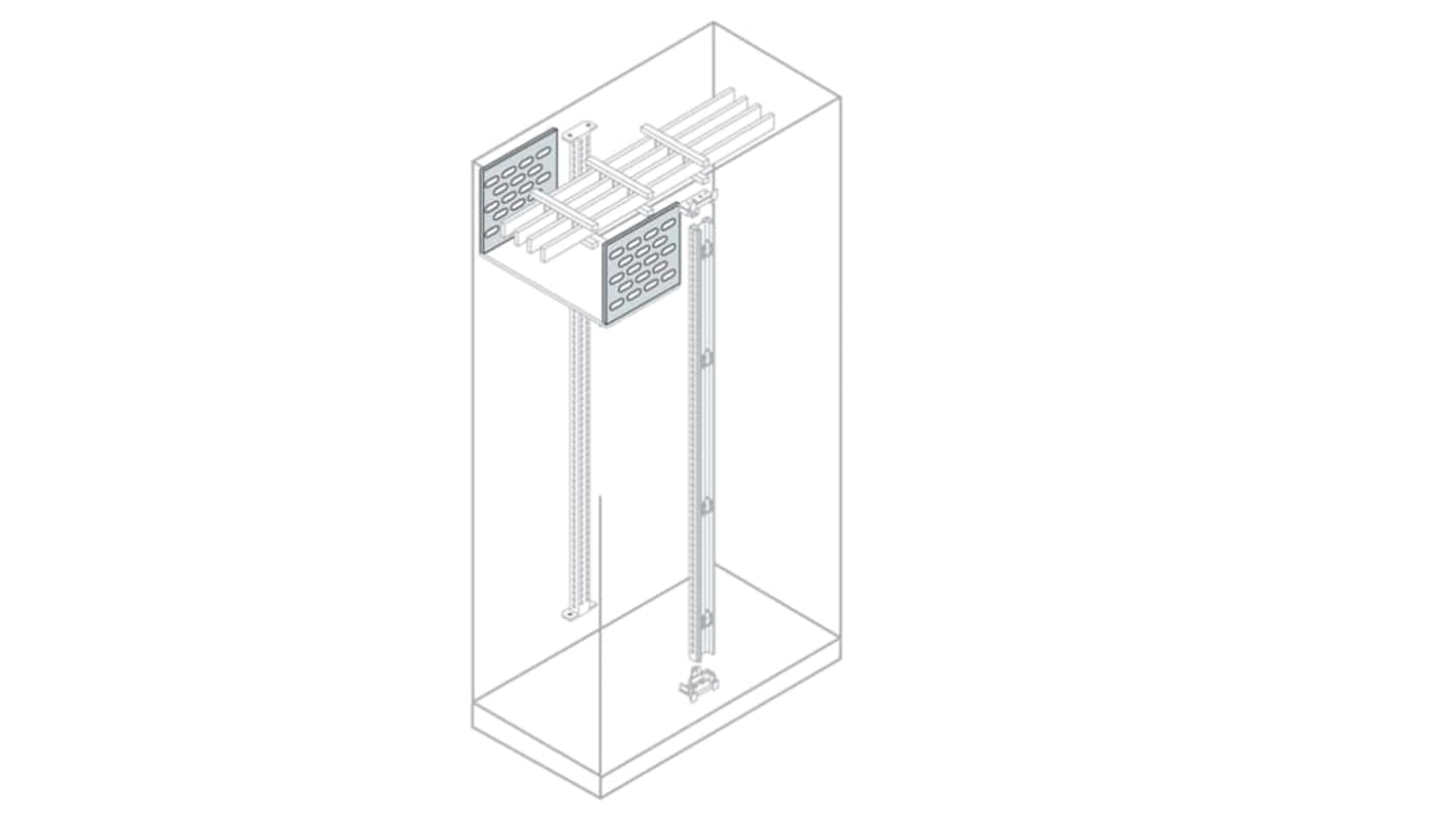 ABB エンクロージャーアクセサリ コンテナ スチール 200mm x 200mm IS2