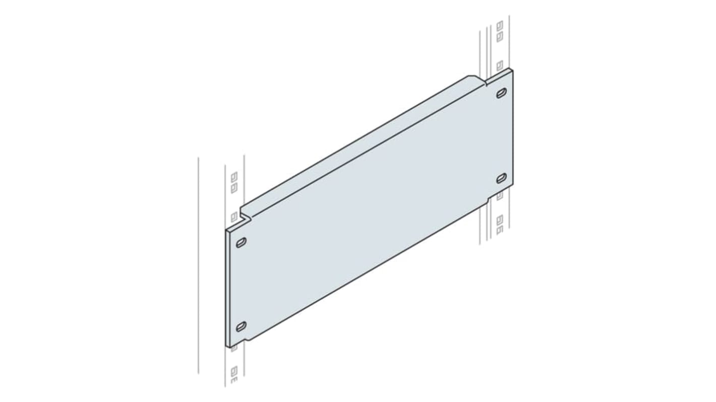 ALUMINIUM PANEL 19' RACK-2HE H=89MM