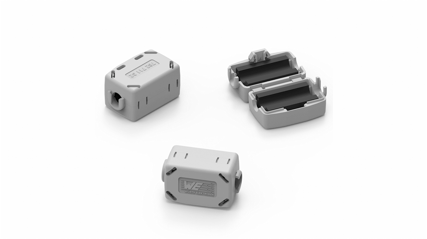 78271111 Tore de ferrite à clipser, avec verrouillage à clé, CARTEC RS