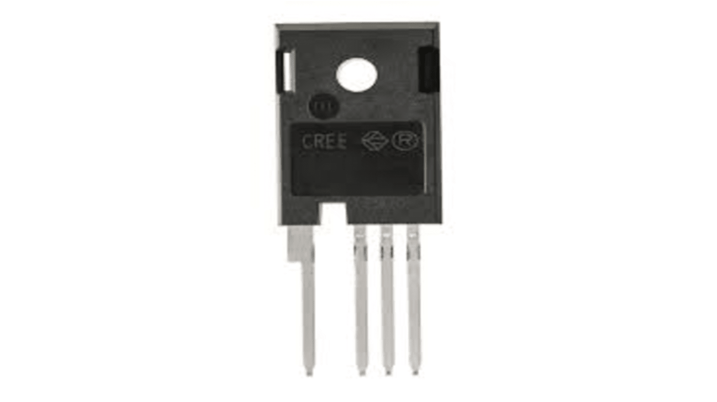 MOSFET Wolfspeed canal N, TO247-4 37 A 650 V, 4 broches