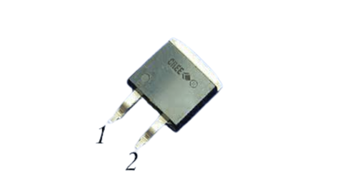 Wolfspeed 1200V 56A, Rectifier & Schottky Diode, D2PAK E4D20120G RS