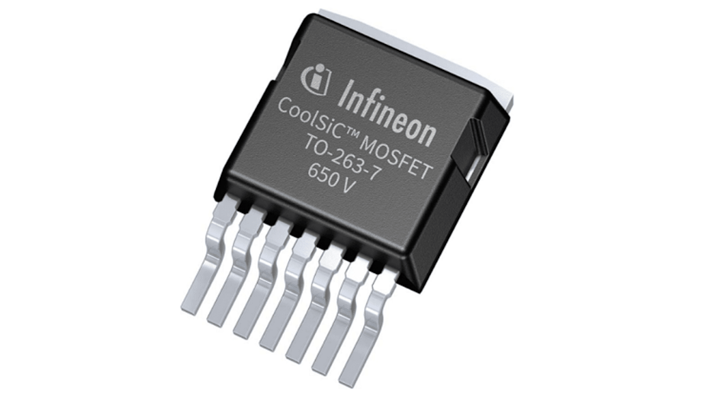 MOSFET Infineon canal N, TO-263-7 64 A 650 V, 7 broches