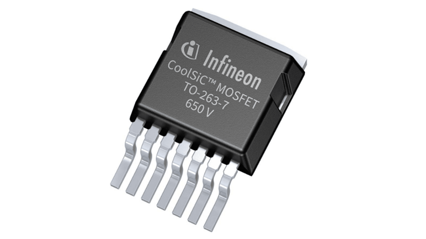 N-Channel MOSFET, 24 A, 650 V, 7-Pin D2PAK Infineon IMBG65R107M1HXTMA1