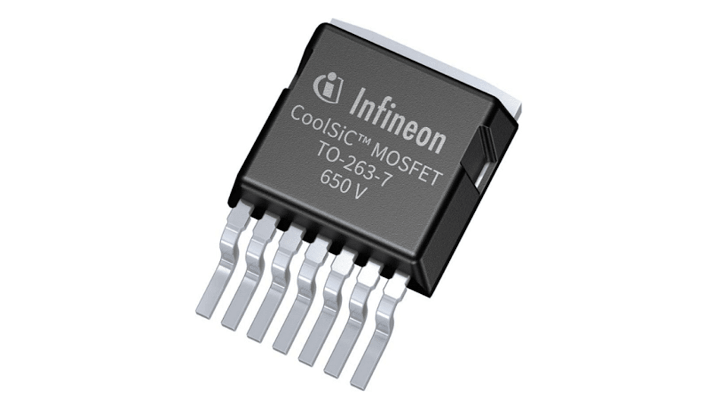 N-Channel MOSFET, 6 A, 650 V, 7-Pin D2PAK Infineon IMBG65R260M1HXTMA1