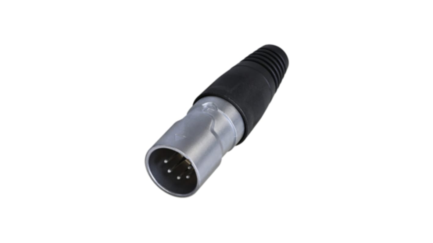 Conector XLR Macho Recto de 5 pines Re-An Products, Montaje de conector hembra