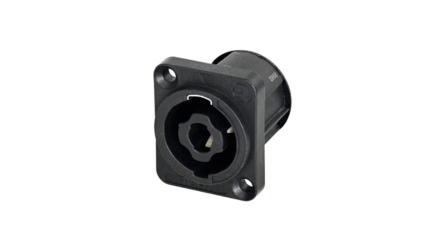 Re-An Products Panel Mount Loudspeaker Connector, 4 Way
