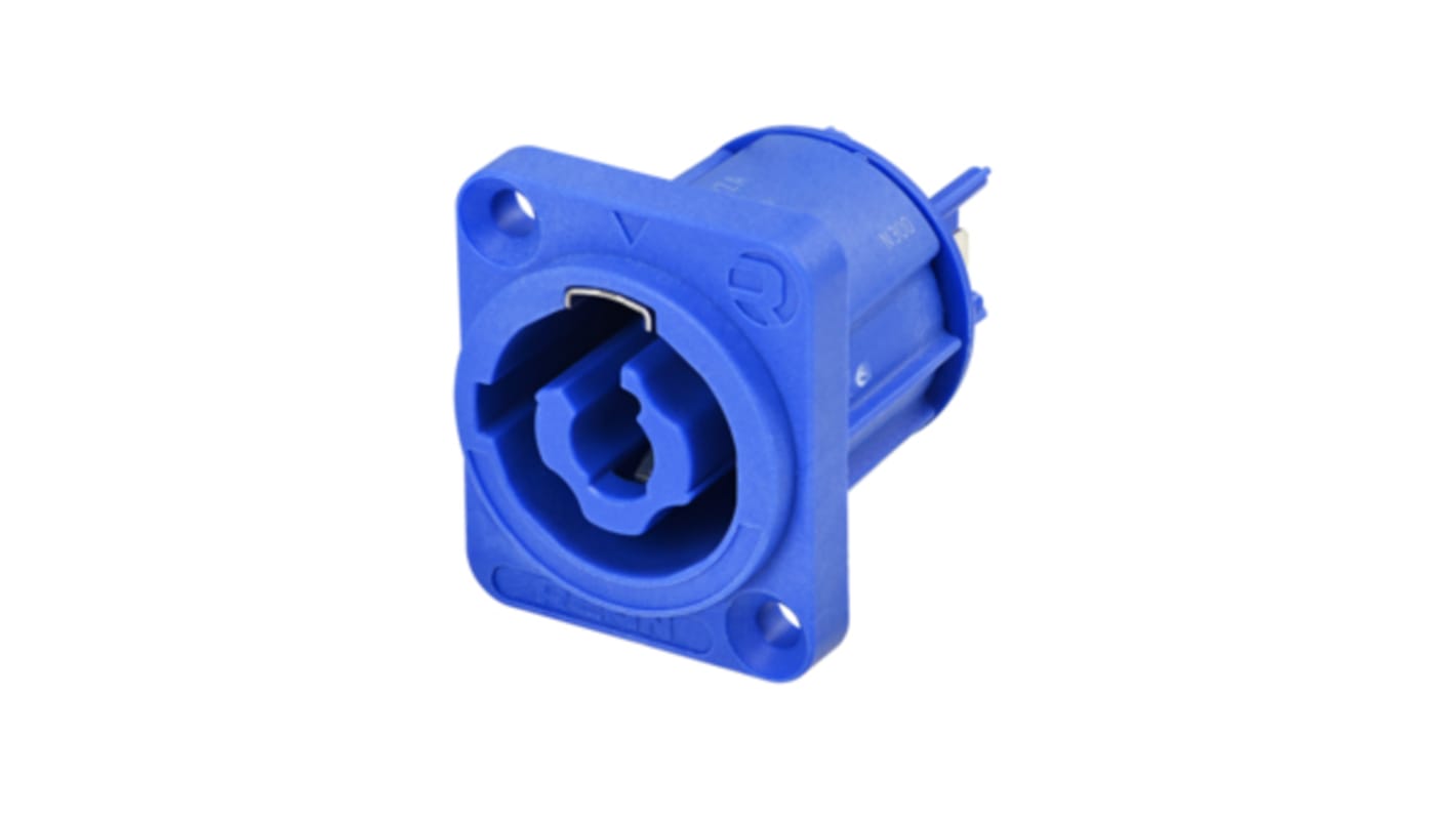 Re-An Products Compact Power Connector Cable Mount Socket, 2 + PE, 250 V