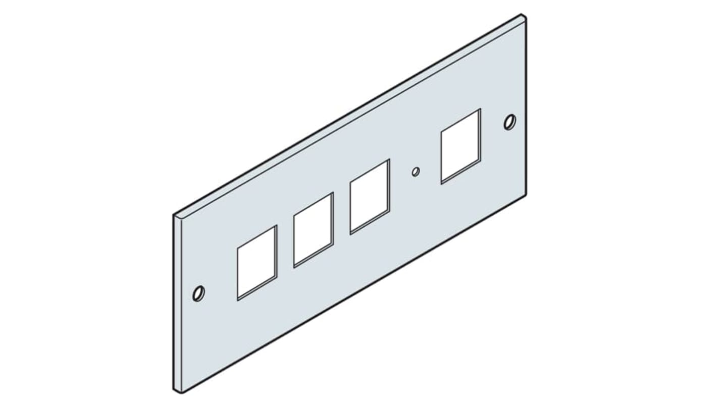 ABB IS2 Series RAL 7035 Steel Instrument Panel, 200mm W, 800mm L, for Use with IS2 Enclosures For Automation