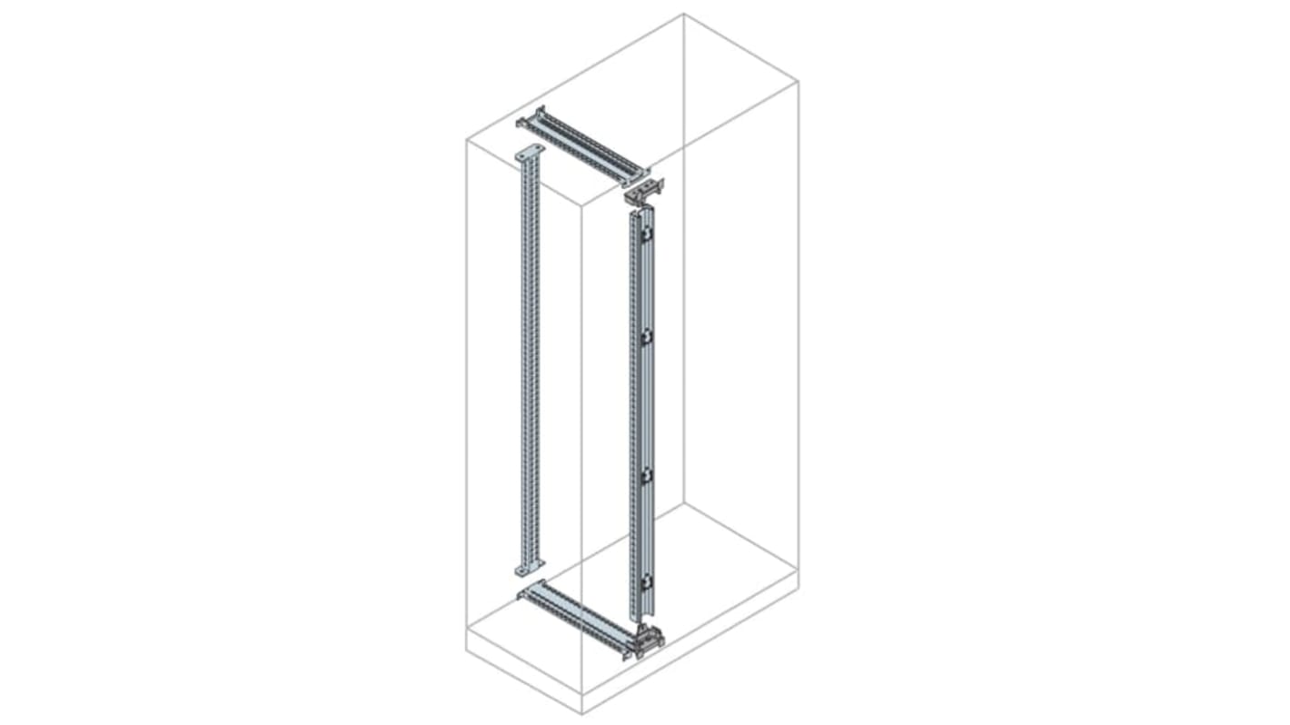 ABB IS2 Series Galvanised Steel Upright, 100mm W, 1.8m L For Use With IS2 Enclosures
