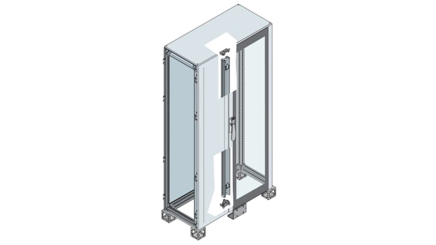 Armario individual de 2 puertas ABB serie AM2, IP65