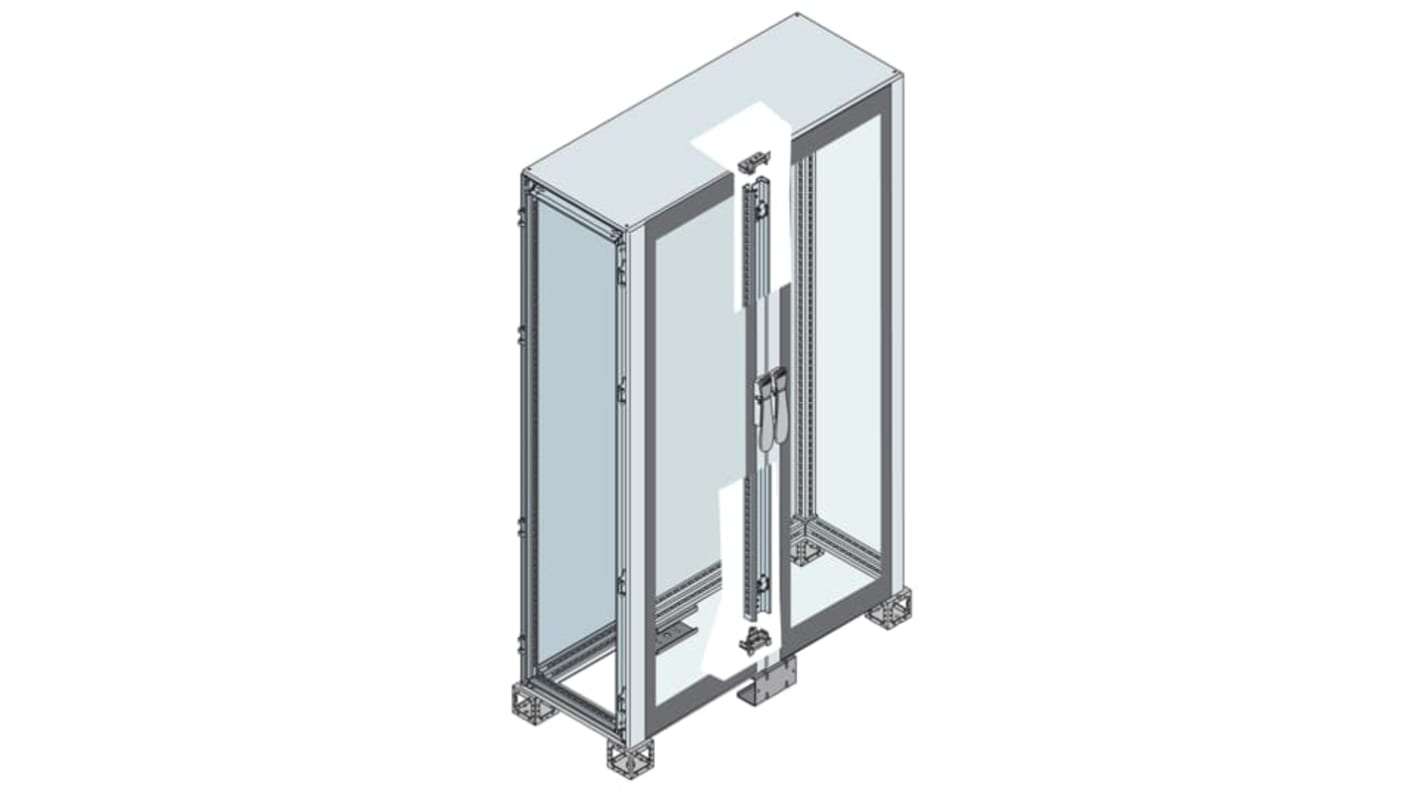 ABB AM2 Series Double-Door-Door Floor Standing Enclosure, Transparent Door, IP65