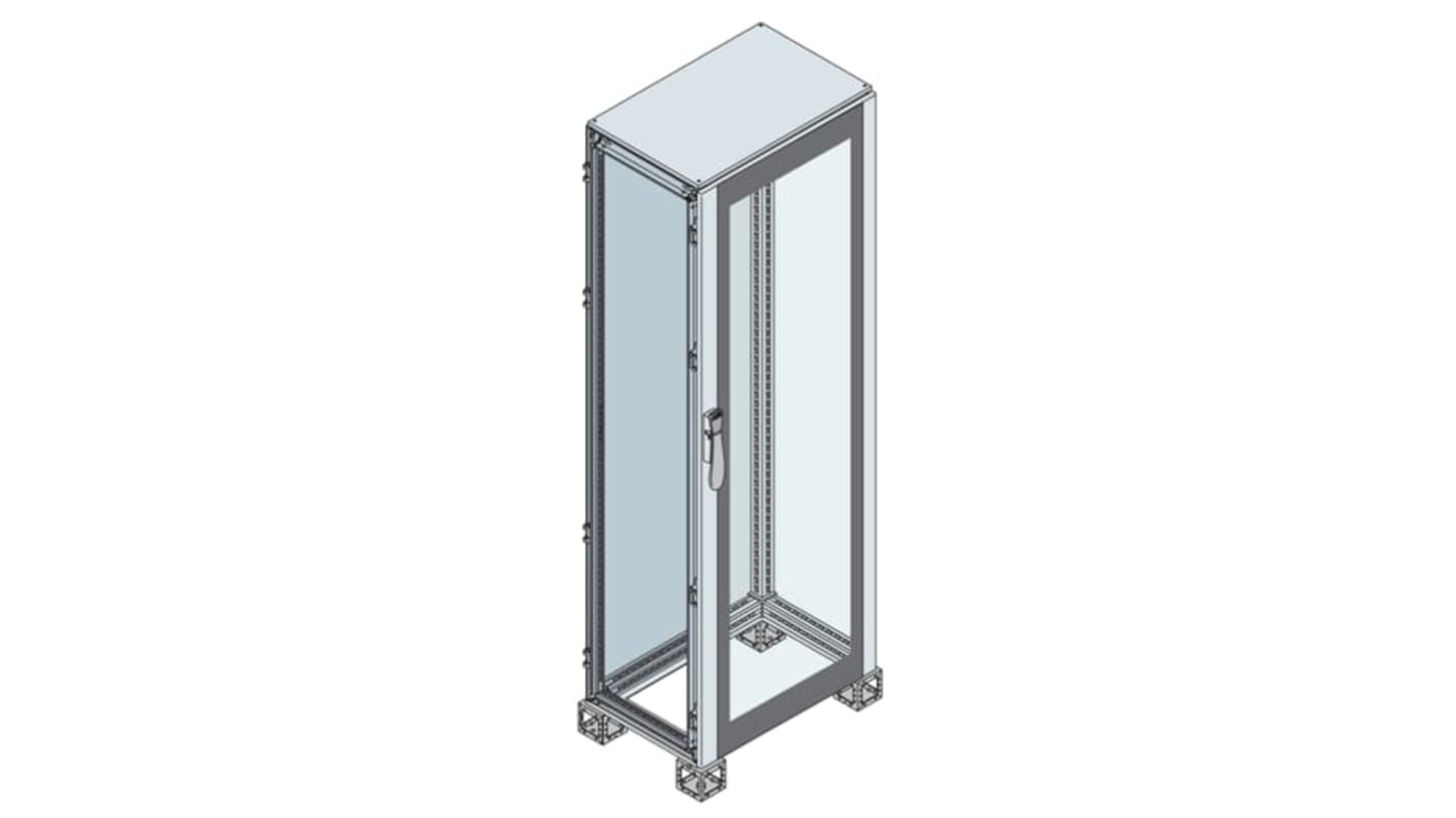 ABB IS2 Series Single-Door-Door Floor Standing Enclosure, Transparent Door, IP65