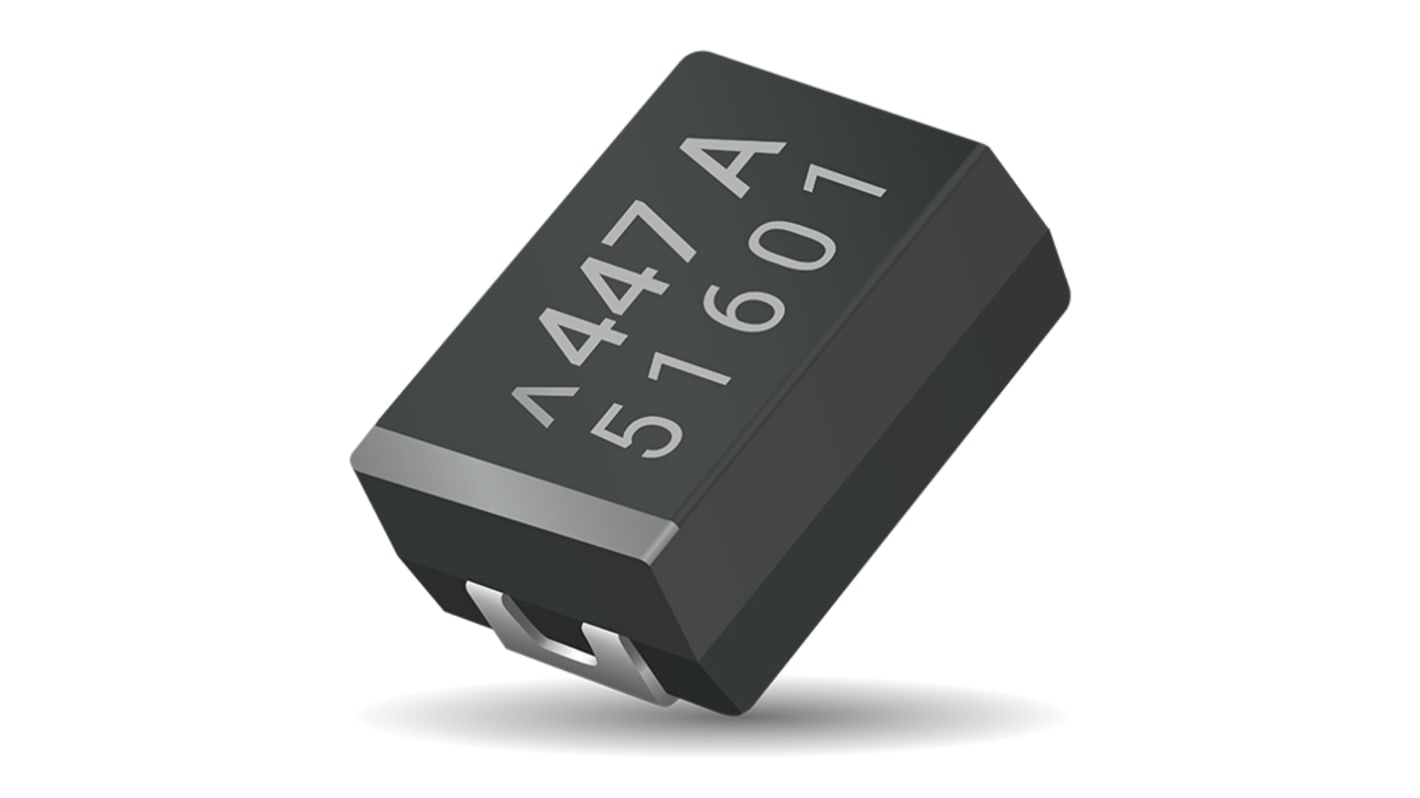 AVX 47μF Surface Mount Polymer Capacitor, 6.3V dc
