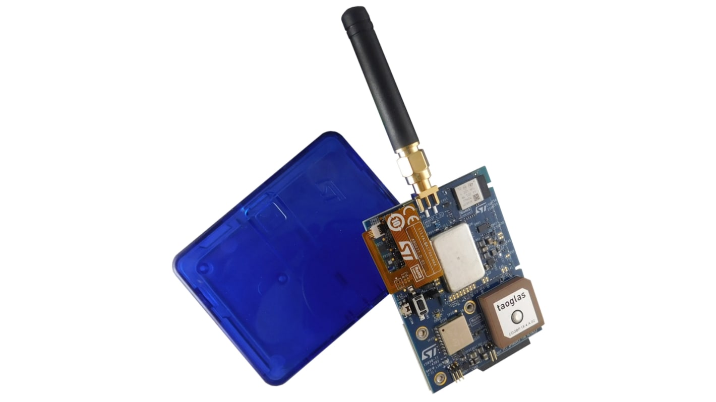 Scheda di valutazione STMicroelectronics Multiconnectivity Asset Tracking Platform, 2.4GHz, NFC (Near Field