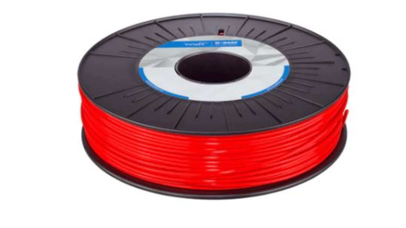 BASF PLA 3D-Drucker Filament zur Verwendung mit Jeder 3D-Drucker, Rot, 1.75mm, FDM, 750g