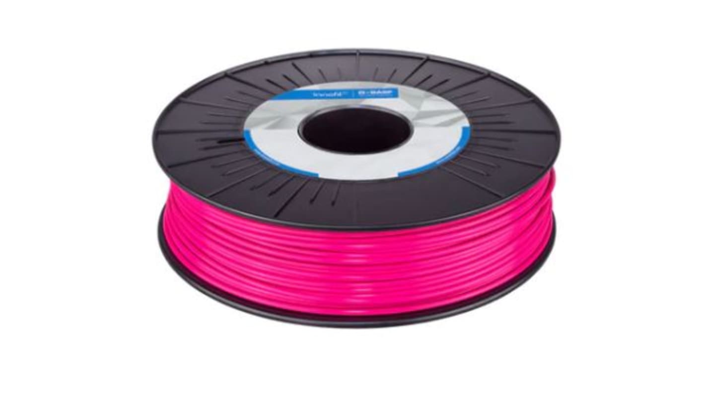 Filamento para impresora 3D FDM, PLA, Magenta BASF