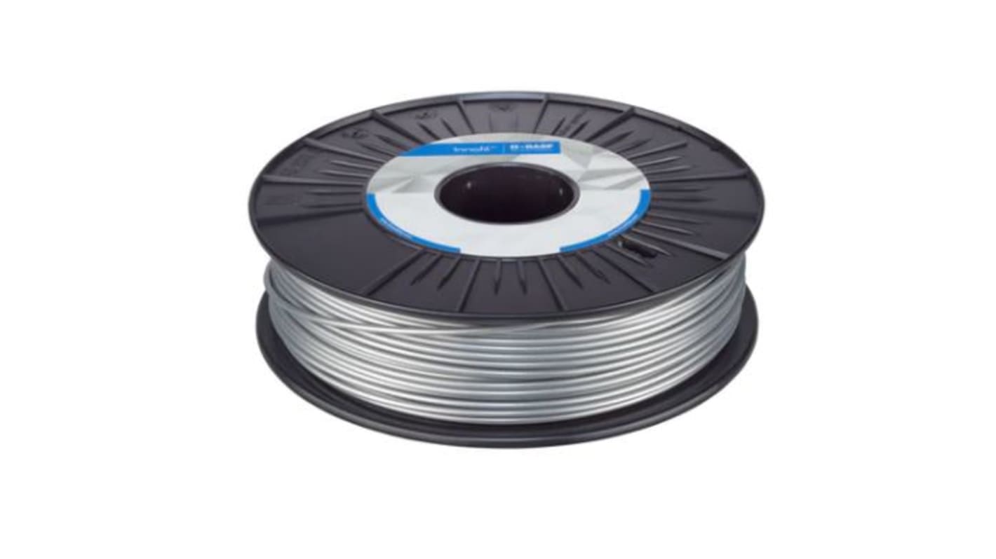 BASF 1.75mm Silver ABS 3D Printer Filament, 750g