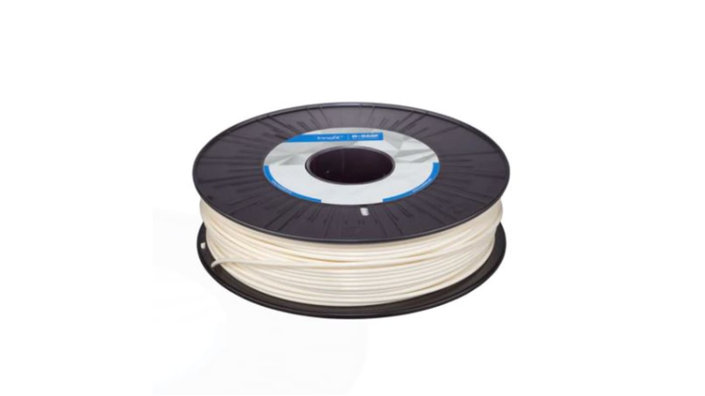 Filament pour imprimante 3D BASF, PLA haut débit, PRO1, PLA robuste, Ø 1.75mm, Blanc, 2.5kg, FDM