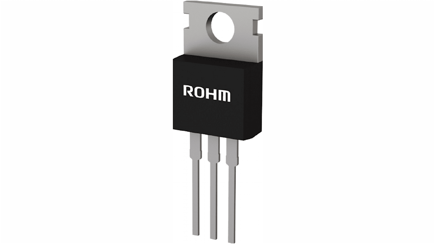 ROHM Nチャンネル MOSFET650 V 20 A スルーホール パッケージTO-220AB 3 ピン
