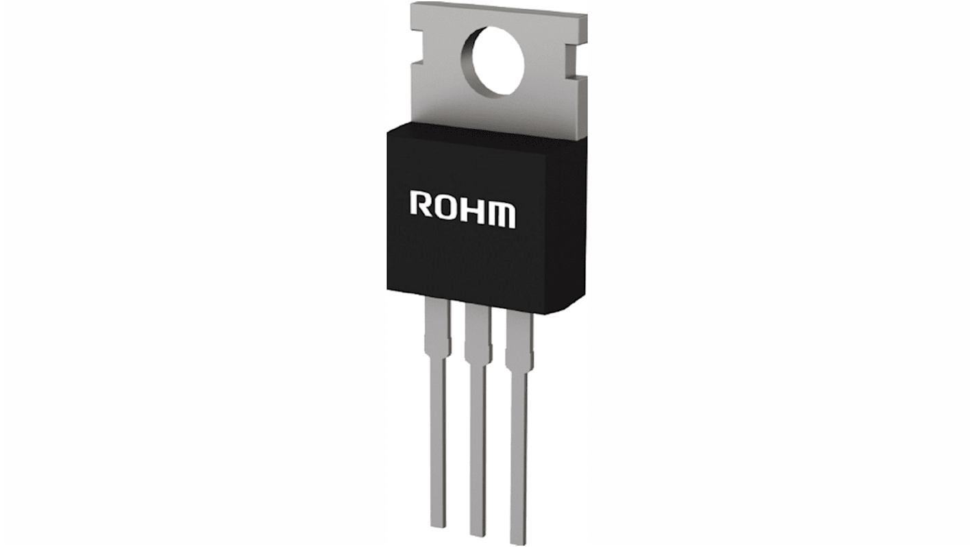 MOSFET ROHM R6520KNX3C16, VDSS 650 V, ID 20 A, TO-220AB de 3 pines