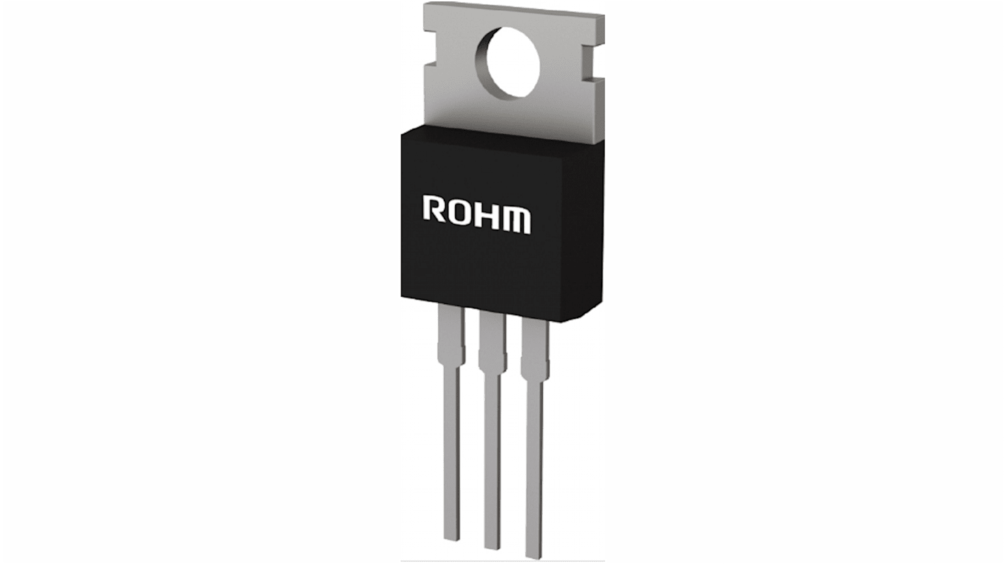 ROHM Nチャンネル MOSFET650 V 35 A スルーホール パッケージTO-220AB 3 ピン