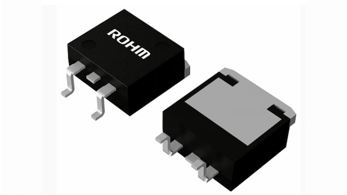 MOSFET, 1 elem/chip, 33 A, 250 V, 3-tüskés, TO-263S