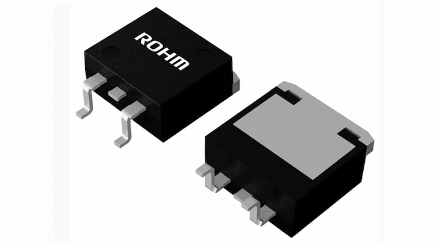 N-Channel MOSFET, 45 A, 200 V, 3-Pin D2PAK ROHM RCJ451N20TL