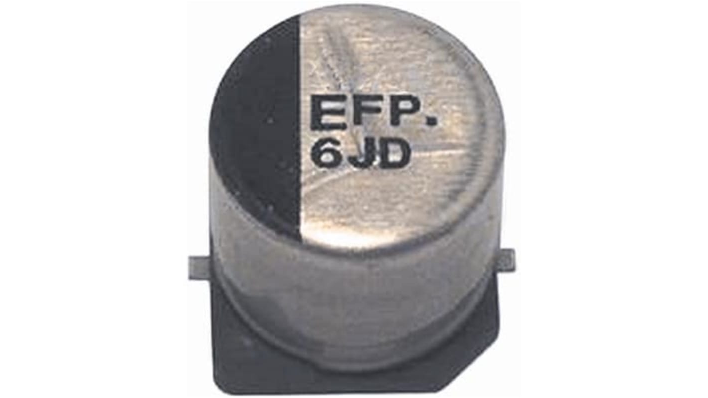 Panasonic FP, SMD Aluminium-Elektrolyt Kondensator 22μF ±20% / 16V dc