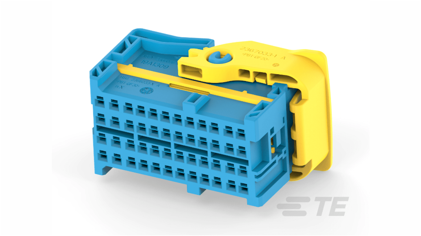 Connettore automotive TE Connectivity, Femmina, 17A, 48 vie, 4 file, Montaggio su cavo