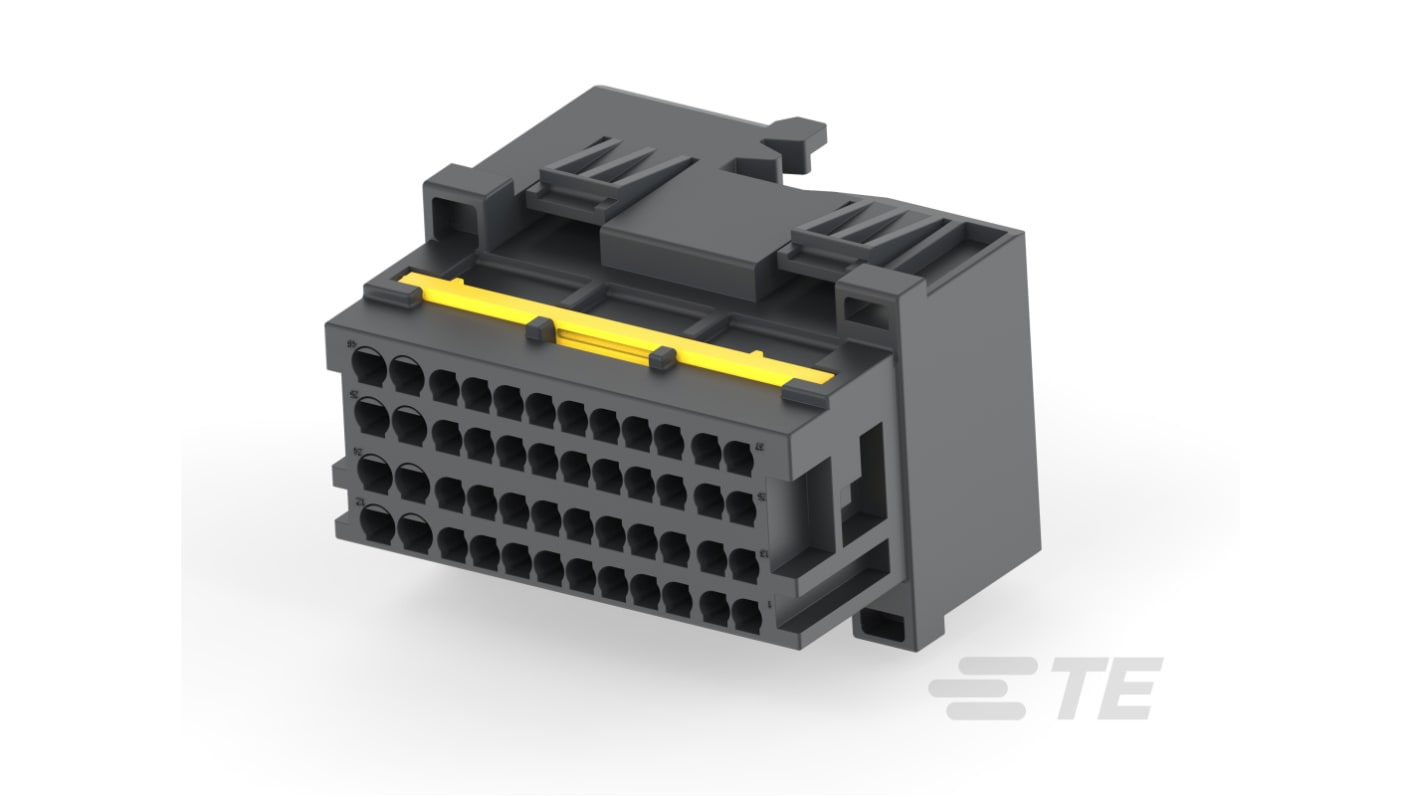 TE Connectivity  Automotive, Kfz-Steckverbinder, Monoblock-Anschluss, Stecker, 48-polig, Schwarz / 4-reihig, 17A