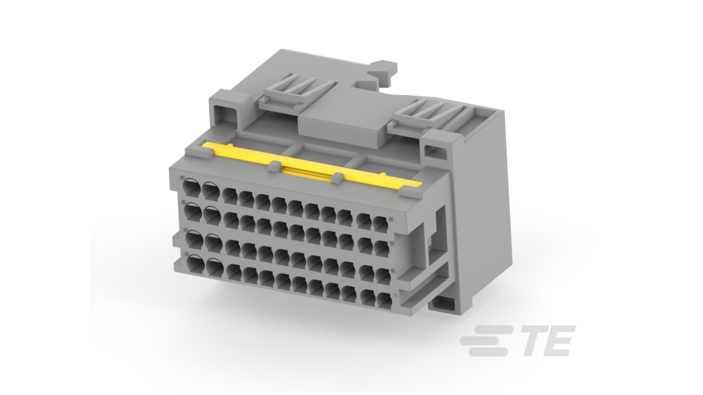 TE Connectivity  Automotive, Kfz-Steckverbinder, Monoblock-Anschluss, Stecker, 48-polig, Grau / 4-reihig, 17A