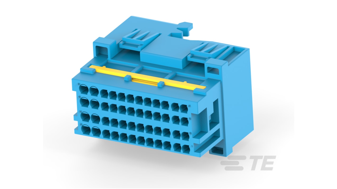 Conector de automoción TE Connectivity 23660 Macho de 48 vías en 4 filas, 17A, IP30