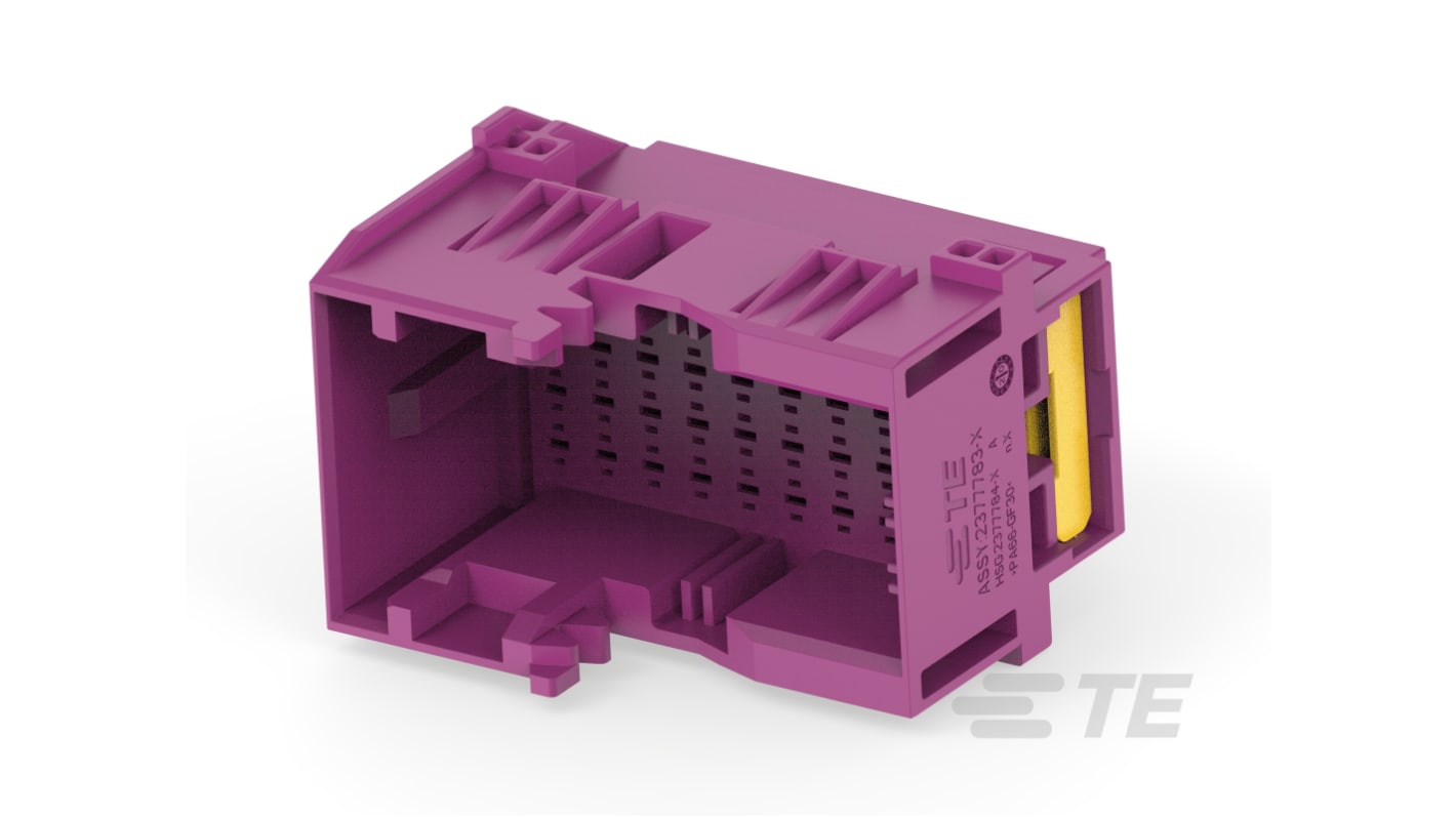 TE Connectivity  Automotive, Kfz-Steckverbinder, Monoblock-Anschluss, Stecker, 36-polig, Violett / 4-reihig, 20A