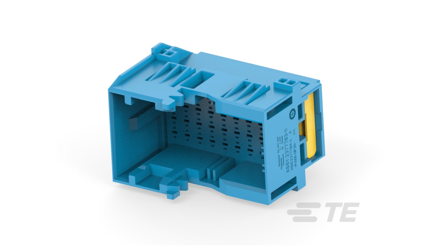 TE Connectivity  Automotive, Kfz-Steckverbinder, Monoblock-Anschluss, Stecker, 48-polig, Blau / 4-reihig, 20A